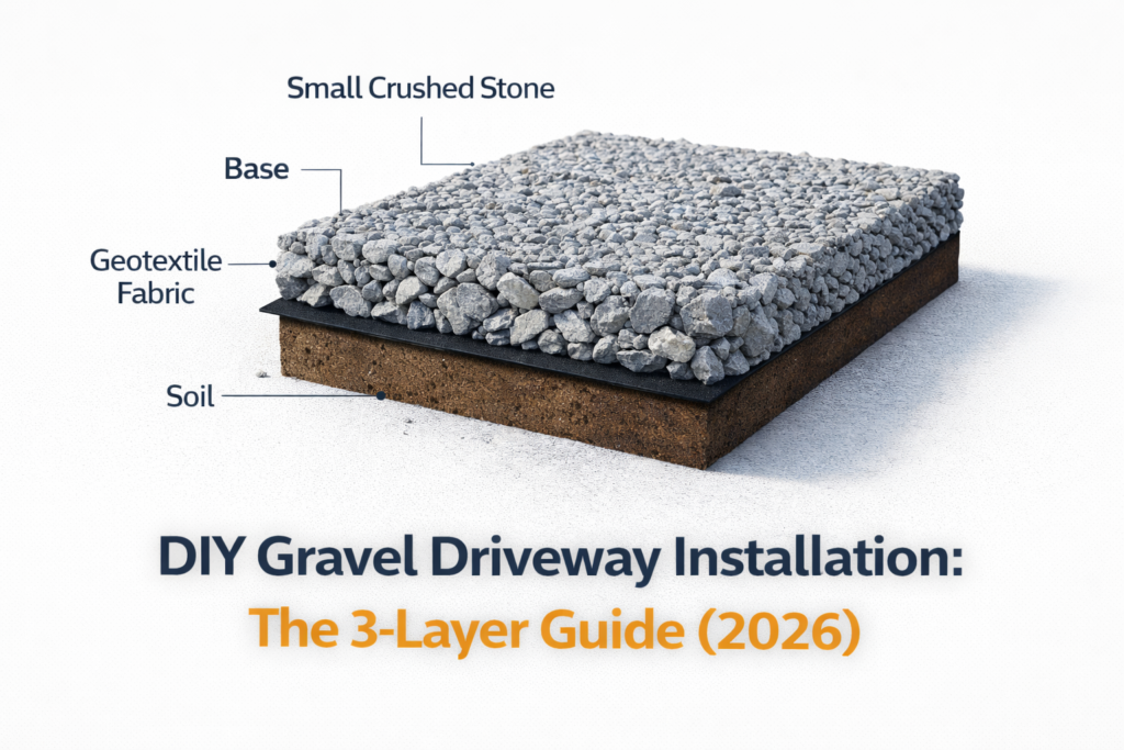 DIY gravel driveway construction guide