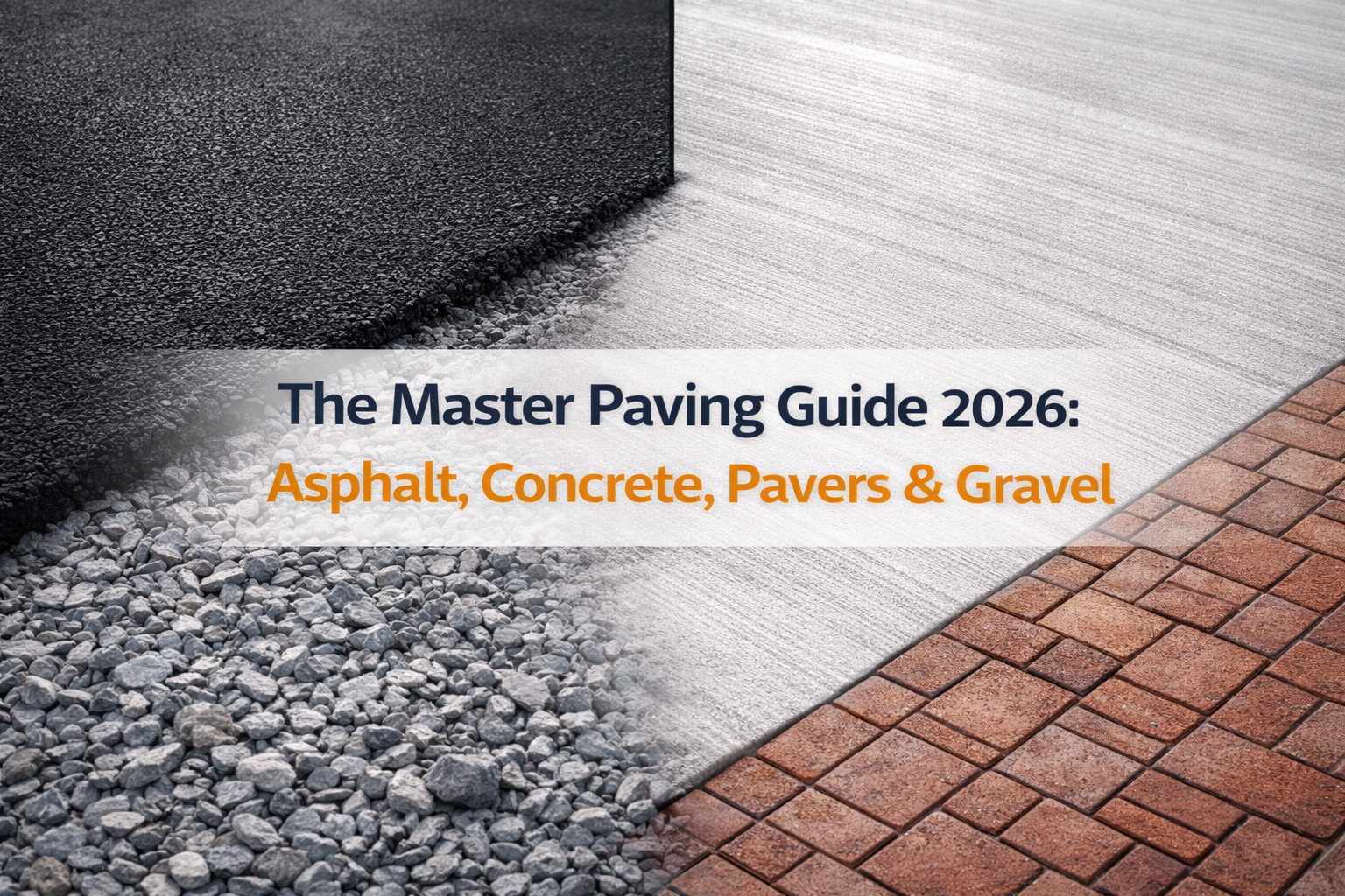 Comparison of Asphalt, Concrete, Pavers, and Gravel Driveways